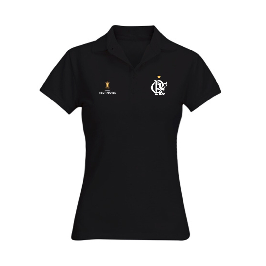 Camisa Polo Feminina - Flamengo Libertadores