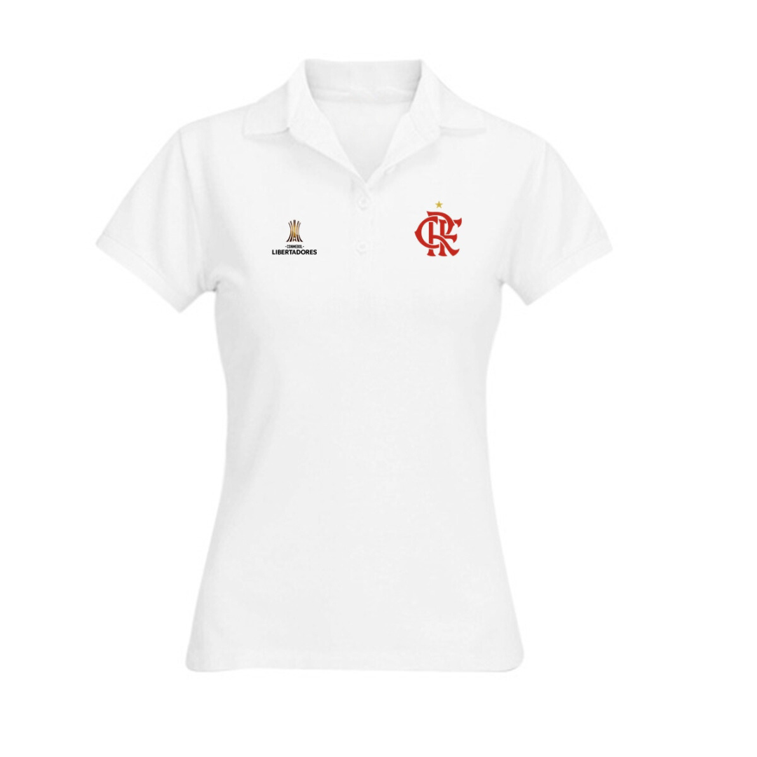 Camisa Polo Feminina - Flamengo Libertadores