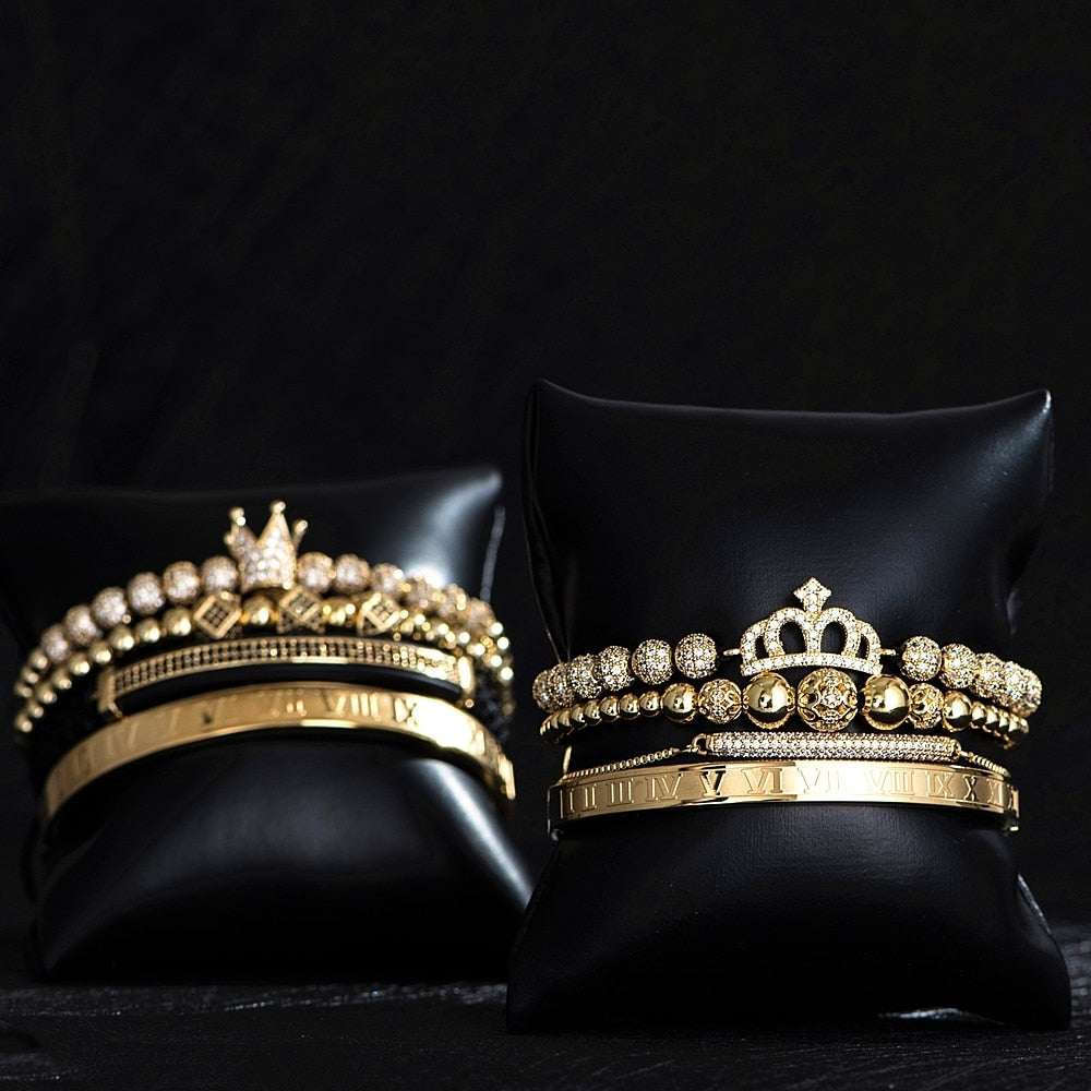 Kit Rei E Rainha 8 Pulseiras Premiuns Presente Dia Dos Namorados Pulseira Rei Rainha