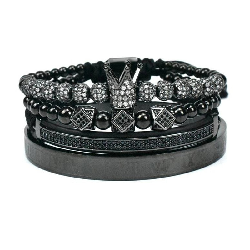 Pulseira King Roman - 4 em 1 - Voron Store