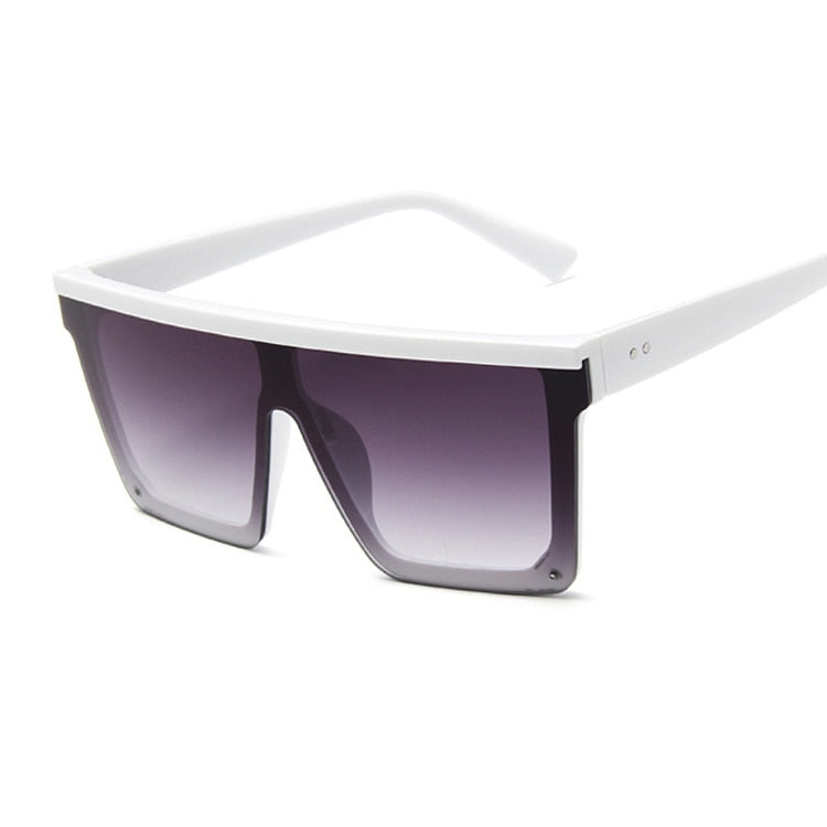 Óculos De Sol Retro Elegance Branco Retro Elegance