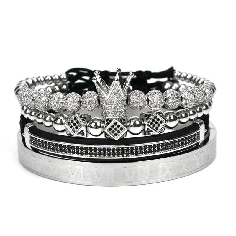 Pulseira King Roman - 4 em 1 - Voron Store