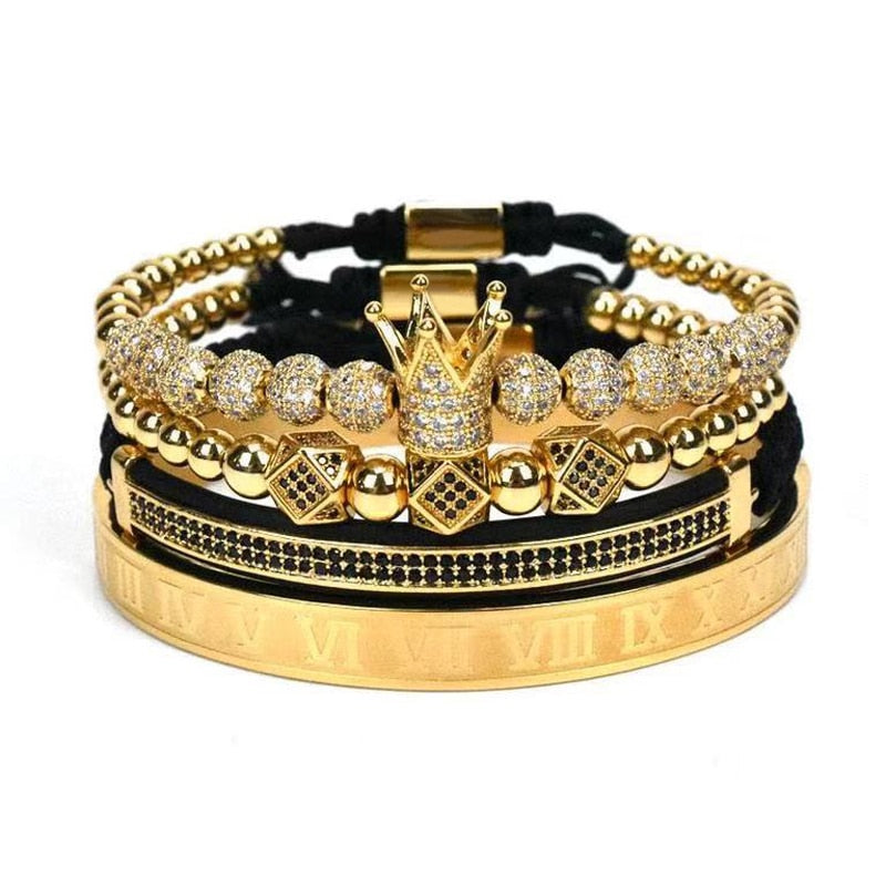 Pulseira King Roman - 4 em 1 - Voron Store