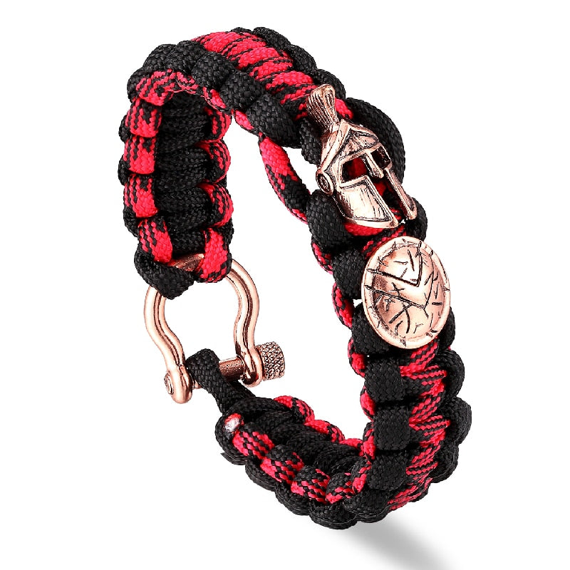Pulseira Viking Guerreiro Vermelha