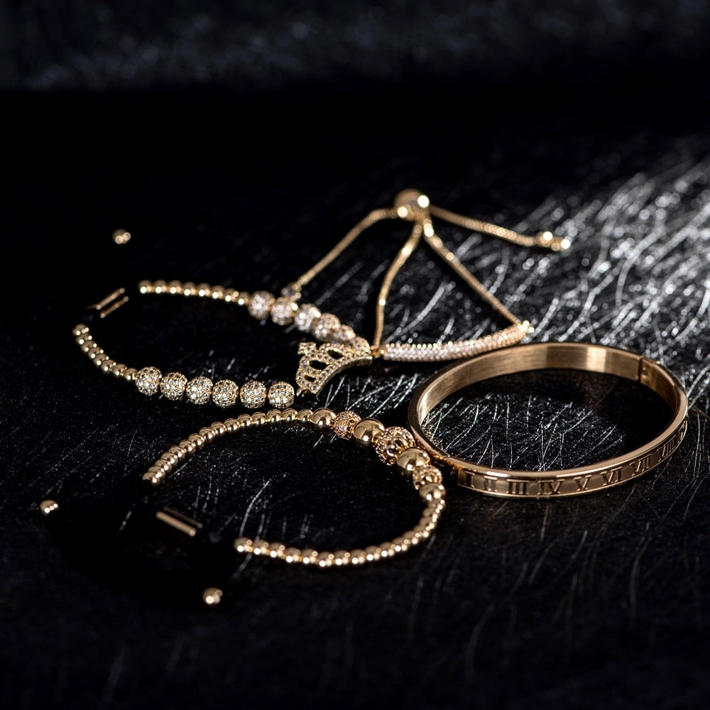 Kit Rei E Rainha 8 Pulseiras Premiuns Presente Dia Dos Namorados Pulseira Rei Rainha