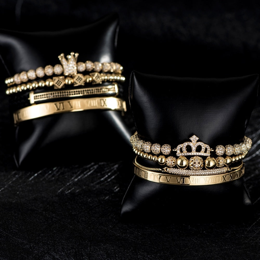 Kit Rei E Rainha 8 Pulseiras Premiuns Presente Dia Dos Namorados Pulseira Rei Rainha