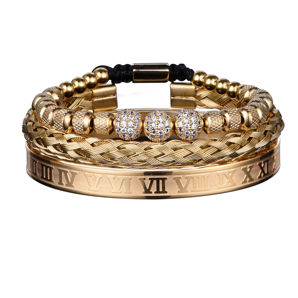 Kit Crystal 3 Pulseiras Premiuns Pulseira