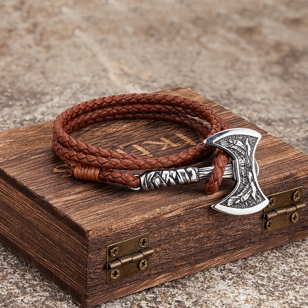 Pulseira Viking Machado Marrom