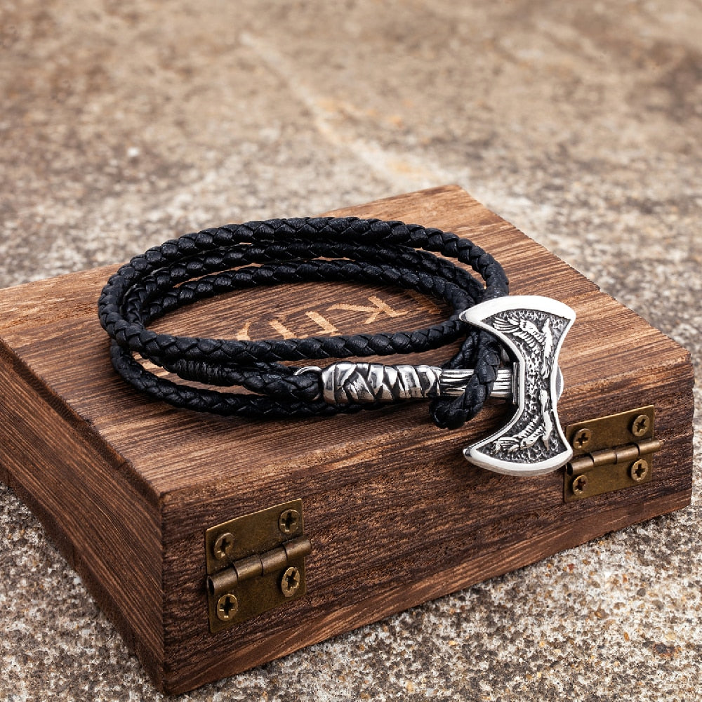 Pulseira Viking Machado Preta