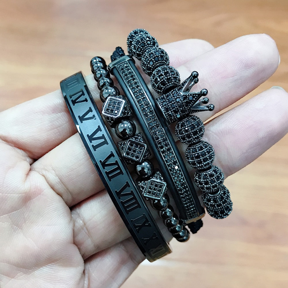 Pulseira King Roman - 4 em 1 - Voron Store