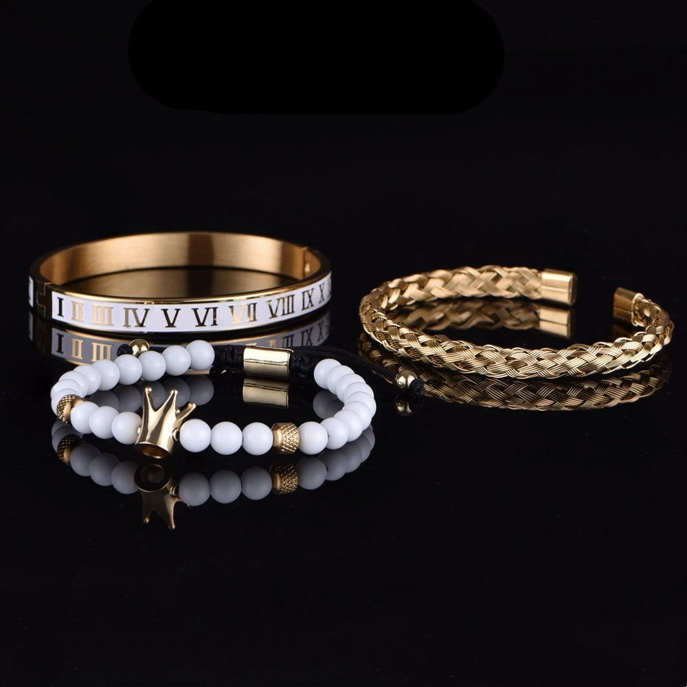 Kit Hércules 3 Pulseiras Masculinas Premiuns |
