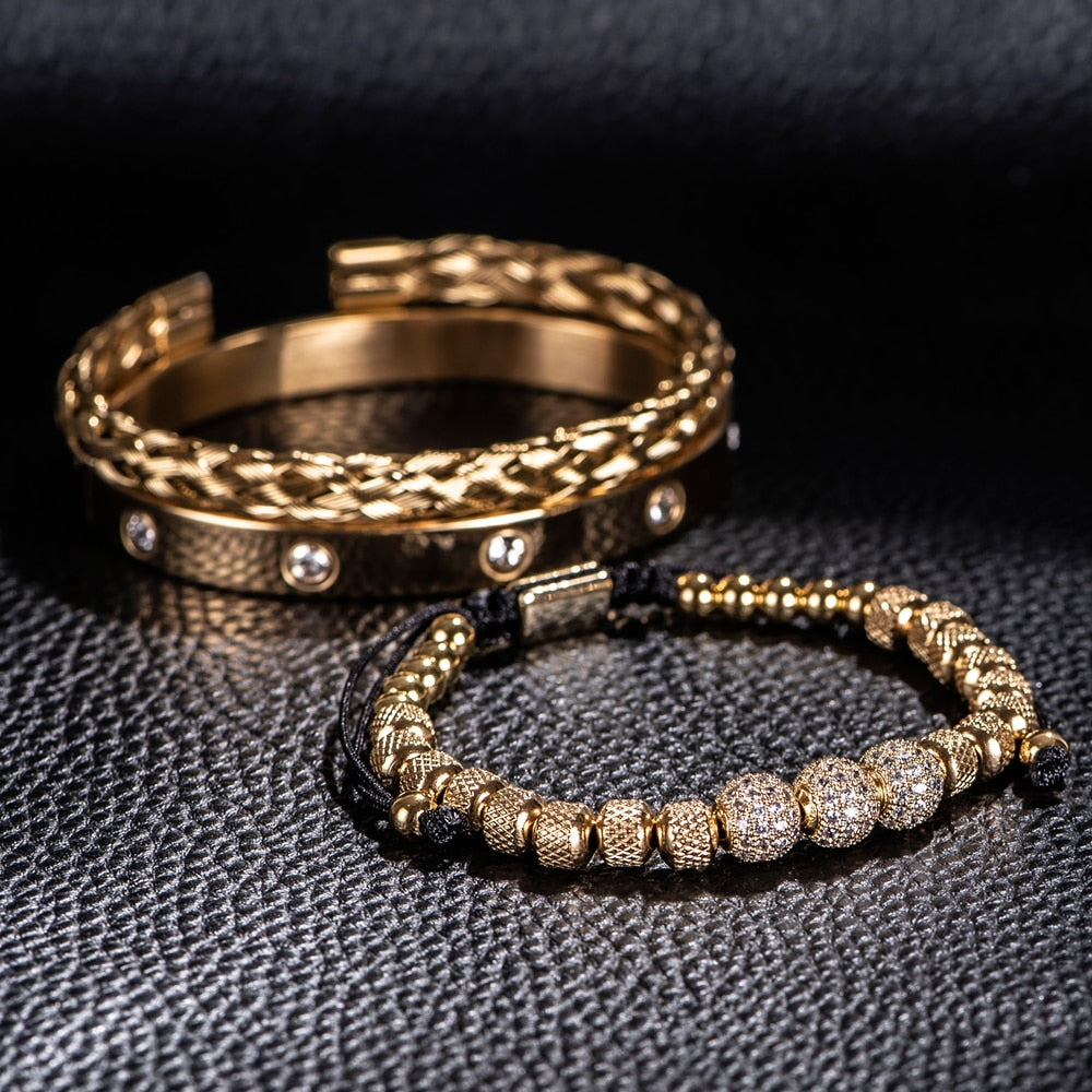 Kit Crystal 3 Pulseiras Premiuns Pulseira