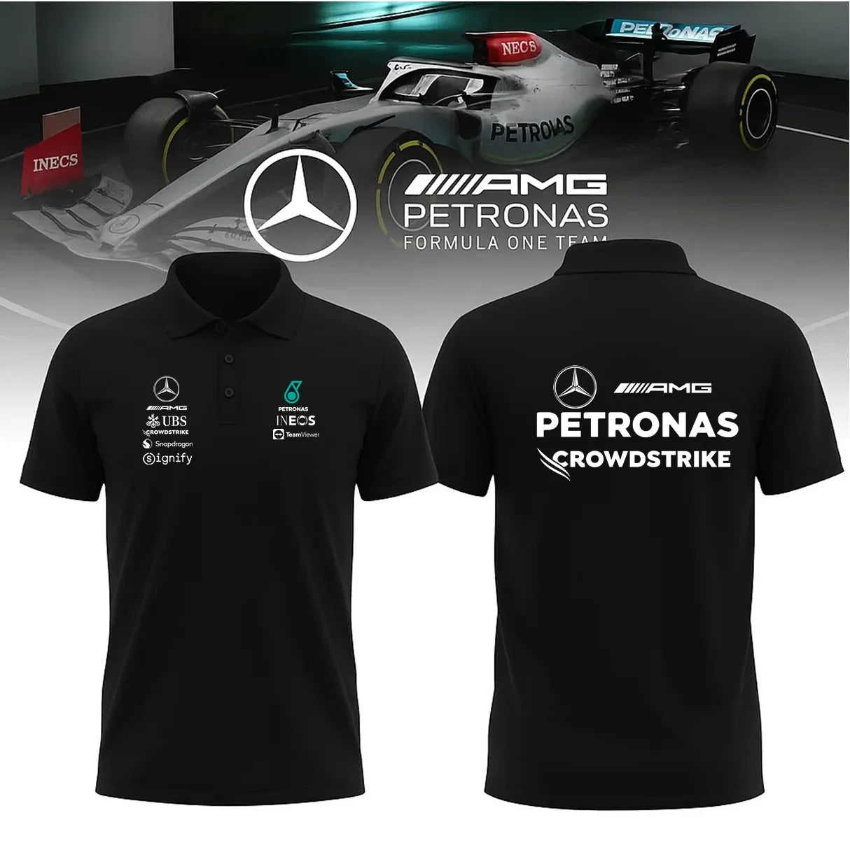 Camisa Polo Mercedes - AMG Petronas