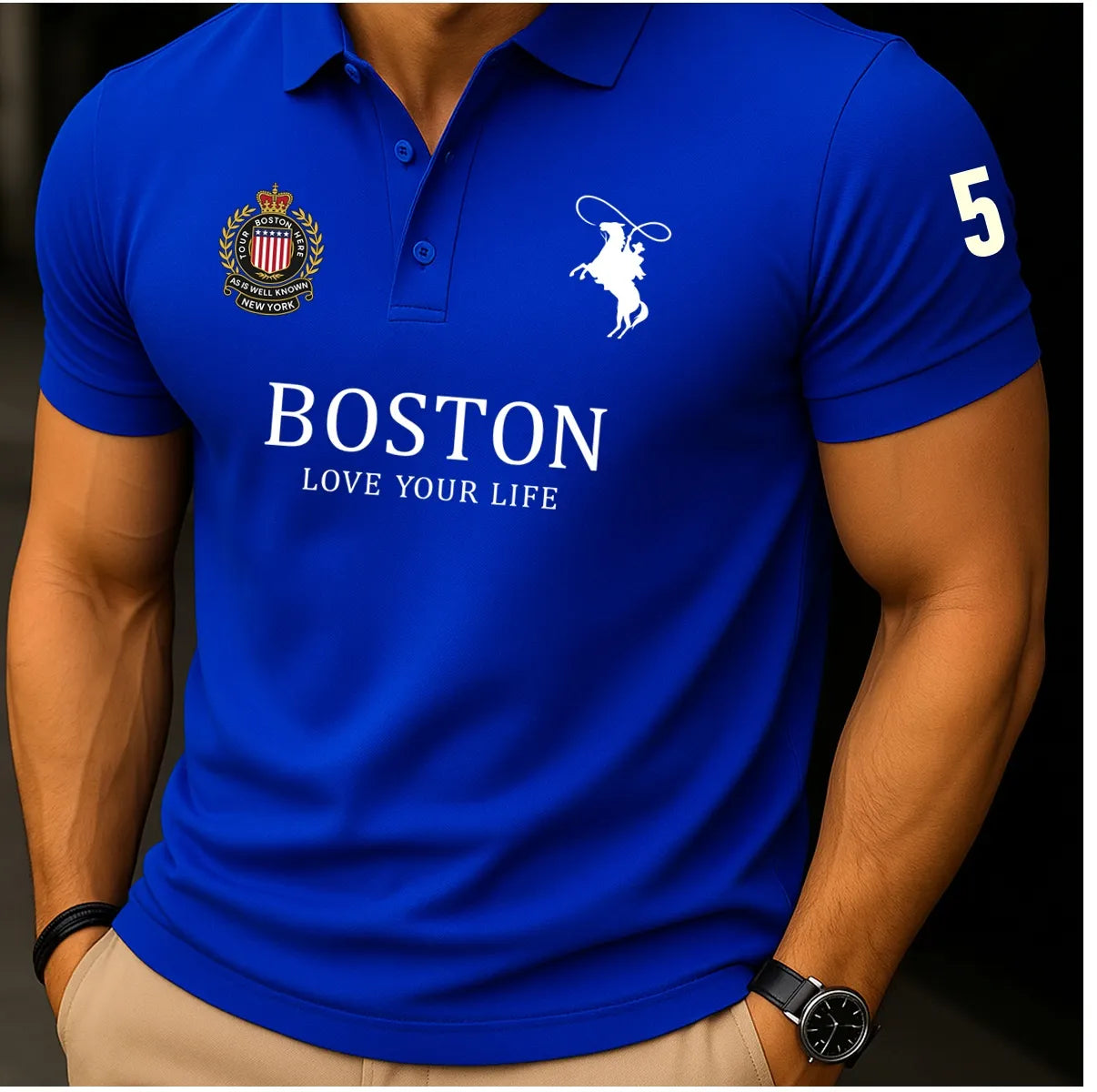 Camisa Polo Boston