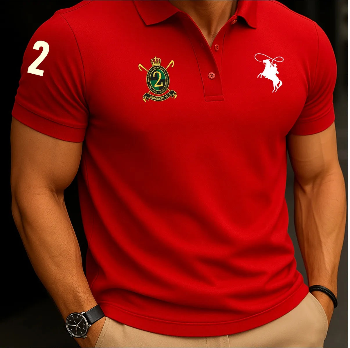 Camisa Polo Club Número 2