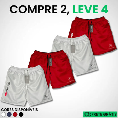 Kit 4 Shorts Mercedes Premium Fit (COMPRE 2 LEVE 4)