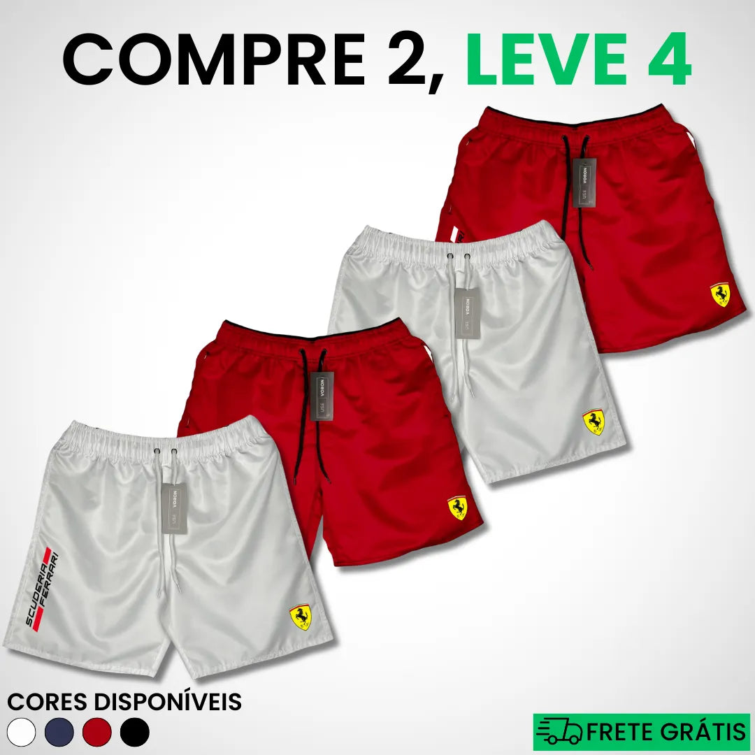 Kit 4 Shorts SF Premium Fit (COMPRE 2 LEVE 4)