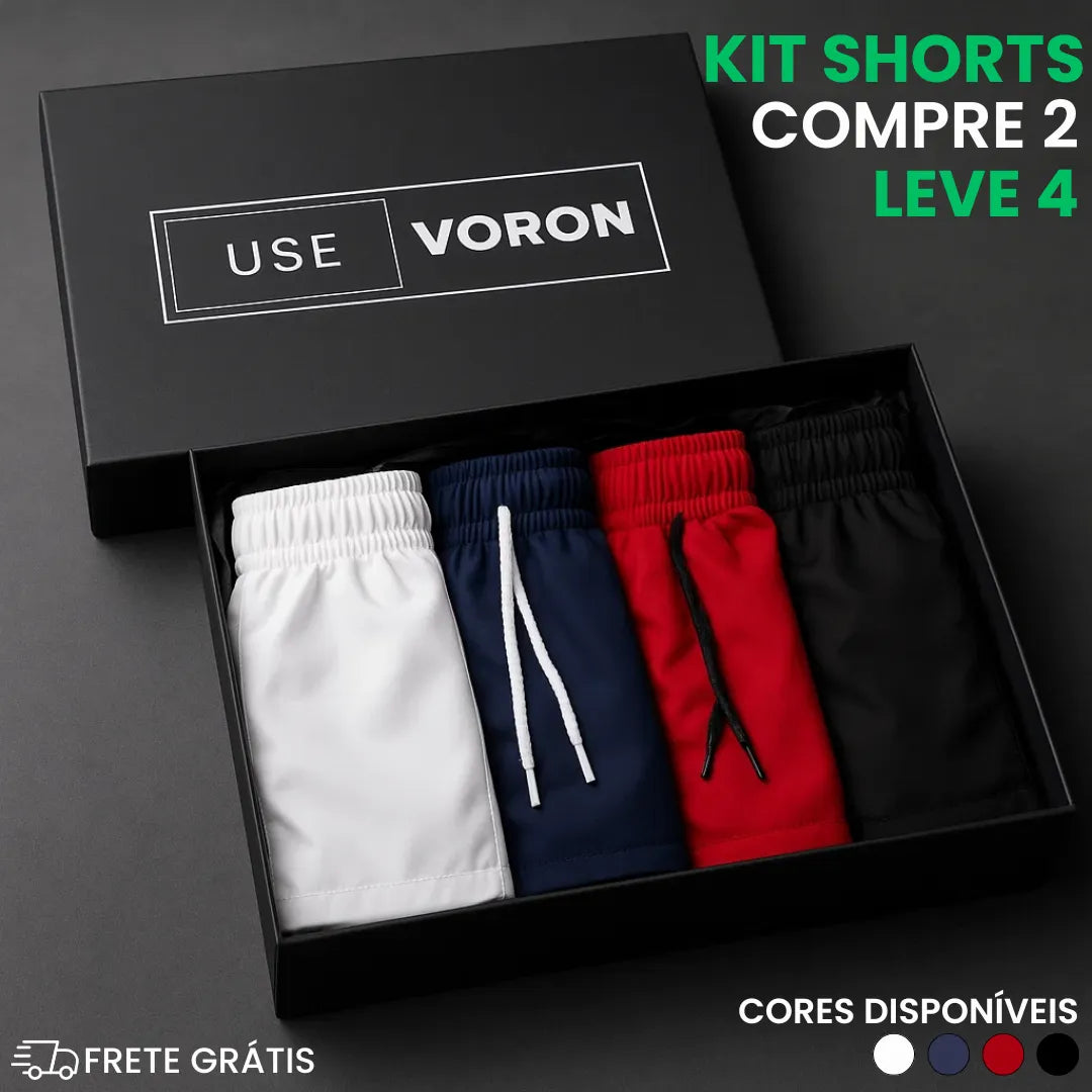 Kit 4 Shorts Premium Fit (COMPRE 2 LEVE 4)