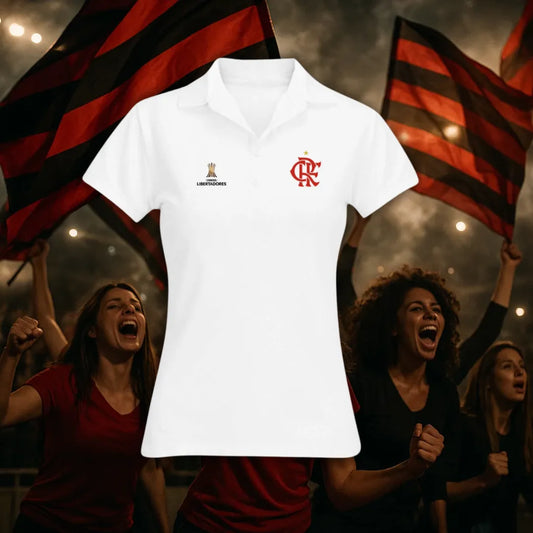 Camisa Polo Feminina - Flamengo Libertadores