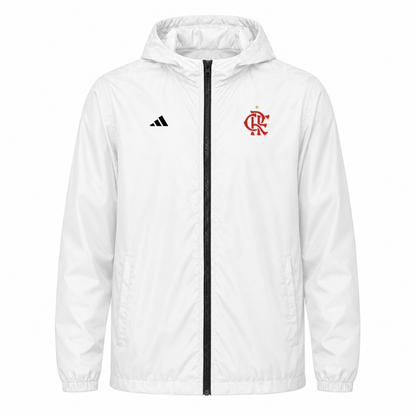 Jaqueta Corta Vento Flamengo Branco - Edição Limitada
