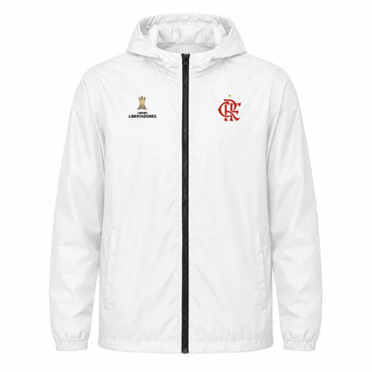 Jaqueta Corta Vento Flamengo Branco - Edição Limitada