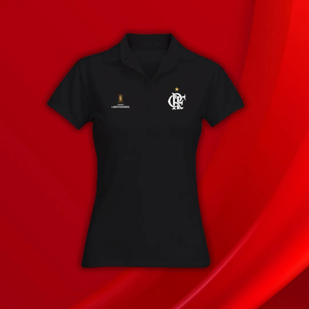 Camisa Polo Feminina - Flamengo Libertadores