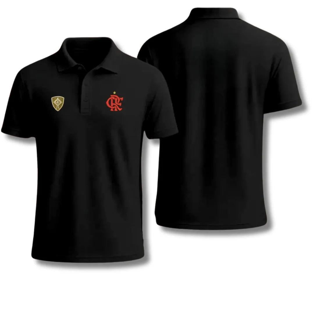 Camisa Polo Flamengo Tetra 2025 - Edição Limitada - Sem Estampa nas Costas