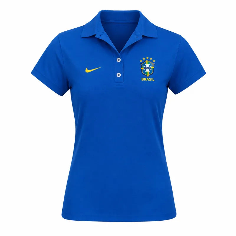 Camisa Polo Feminina - Brasil