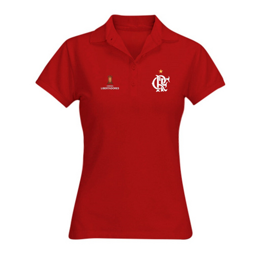 Camisa Polo Feminina - Flamengo Libertadores