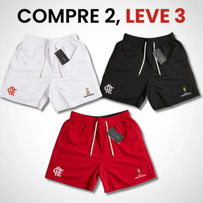 Kit 3 Shorts Flamengo Libertadores (COMPRE 2 LEVE 3)