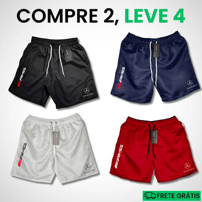 Kit 4 Shorts Mercedes Premium Fit (COMPRE 2 LEVE 4)