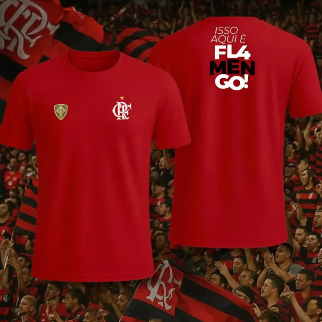 Camiseta Flamengo Tetra 2025 – Edição Limitada