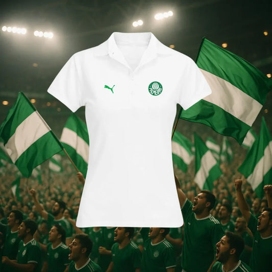Camisa Polo Feminina - Palmeiras