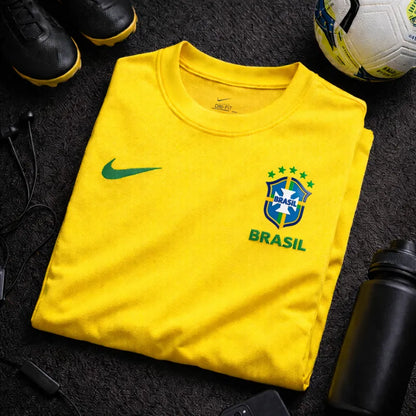 Camiseta Brasil Torcedor - Dry Fit
