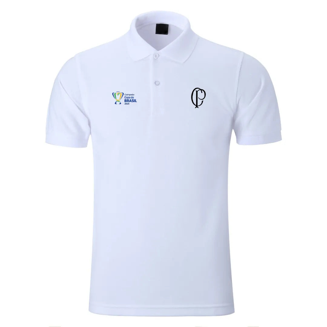 Camisa Polo Corinthians - Campeão Copa do Brasil 2025