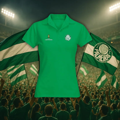 Camisa Polo Feminina - Palmeiras