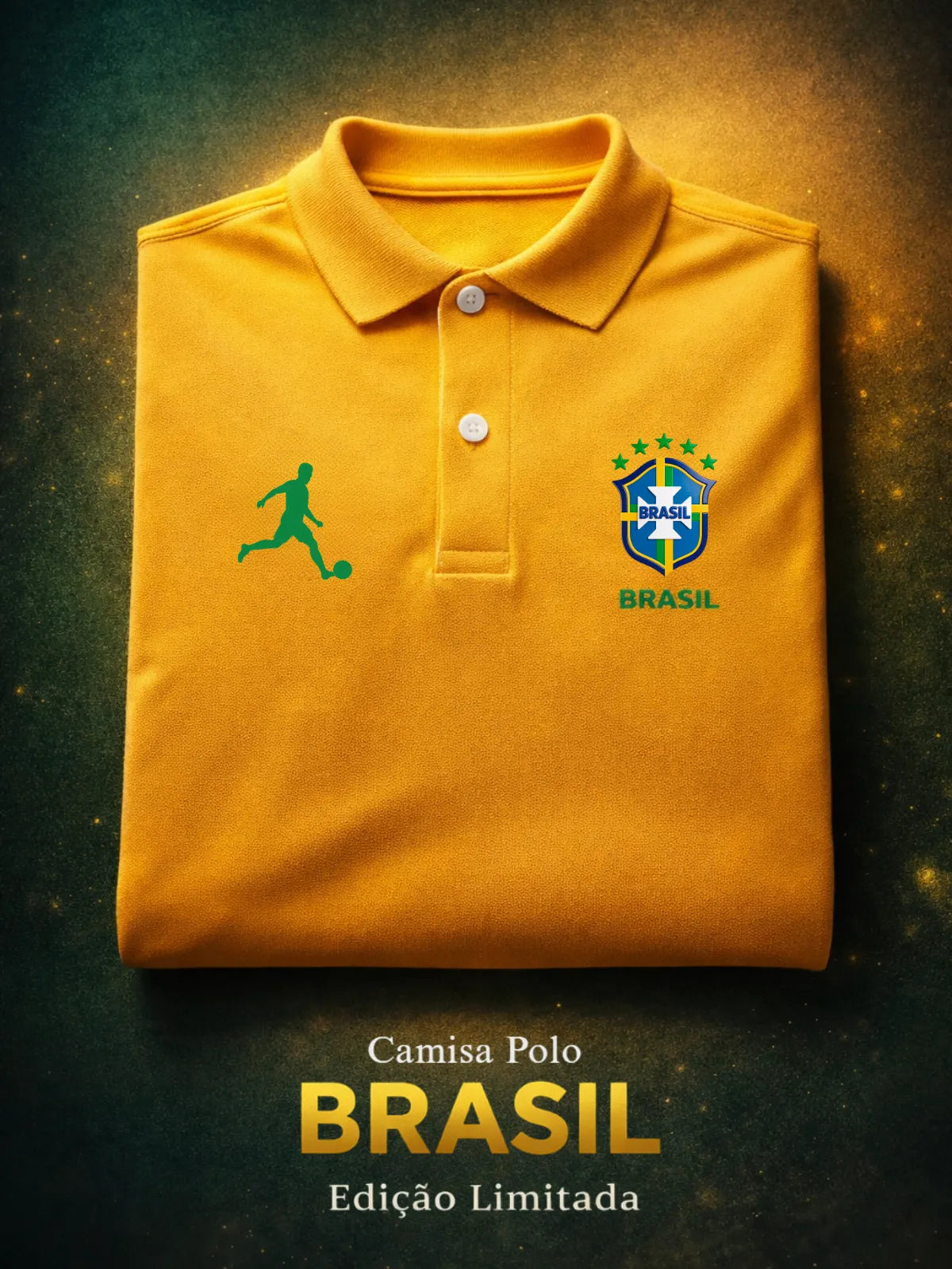 Camisa Polo Brasil - Edição Futebolista