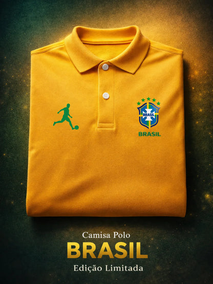 Camisa Polo Brasil - Edição Futebolista