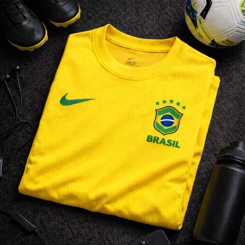 Camiseta Brasil Torcedor - Dry Fit