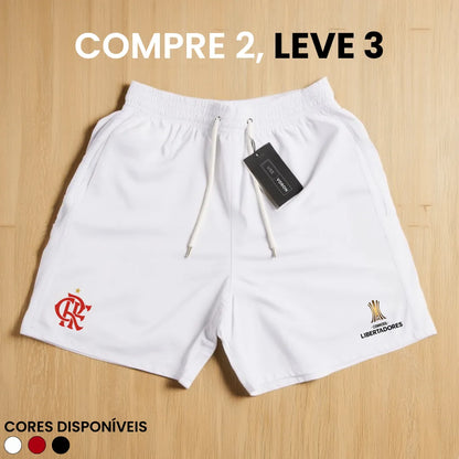 Kit 3 Shorts Flamengo Libertadores (COMPRE 2 LEVE 3)