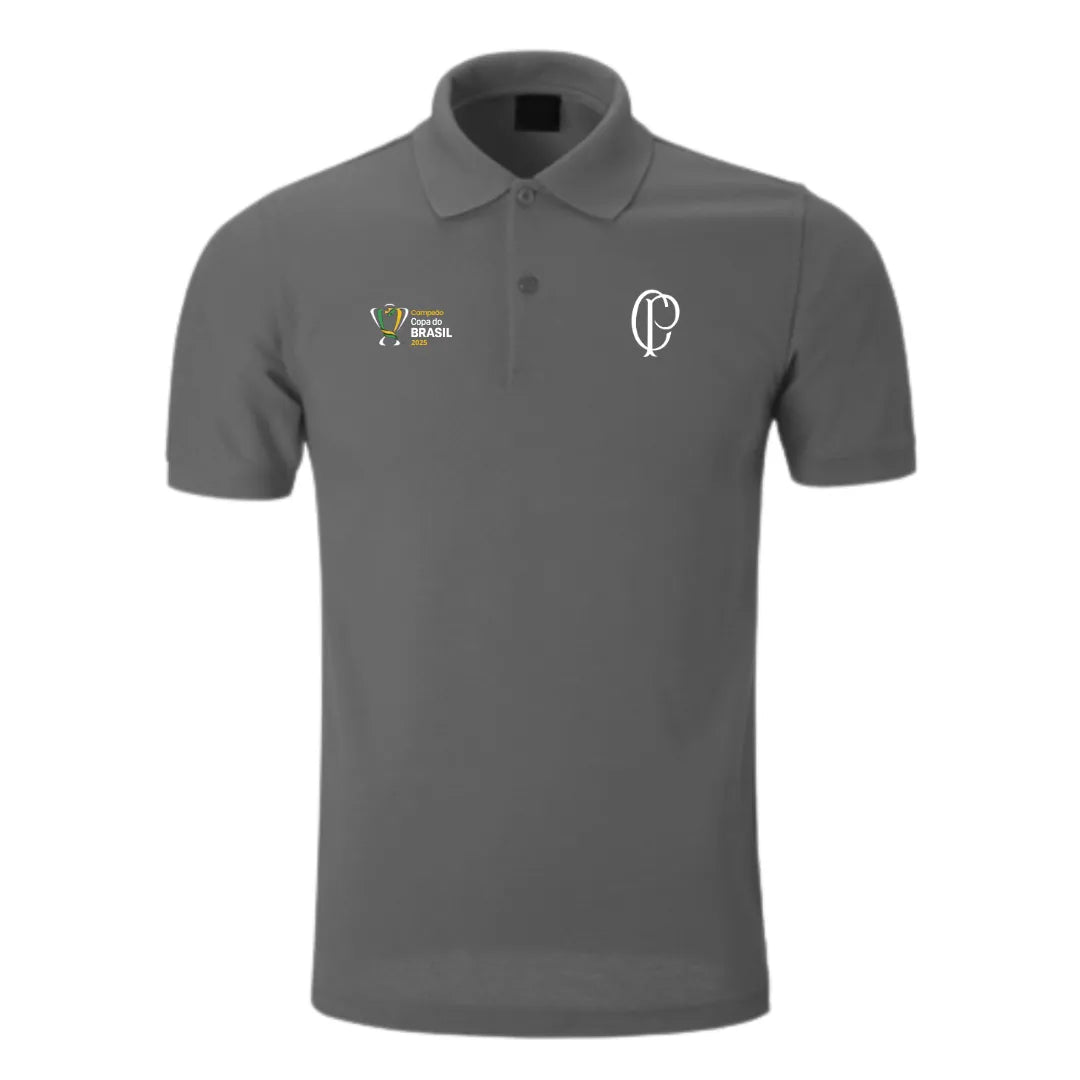 Camisa Polo Corinthians - Campeão Copa do Brasil 2025