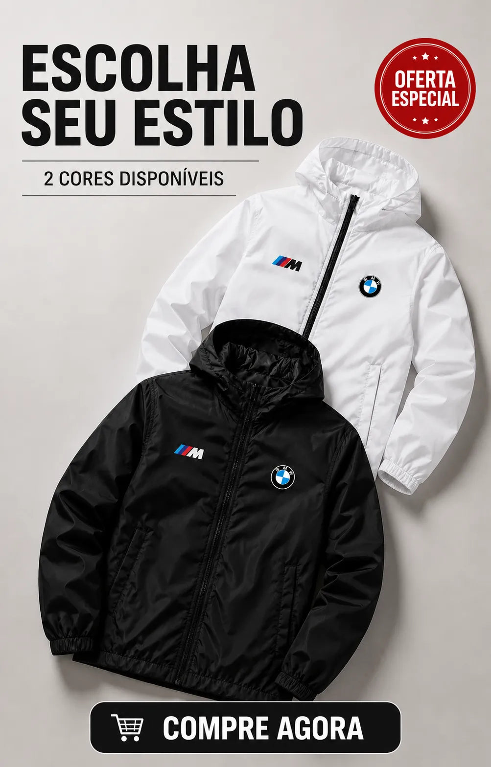 Jaqueta Corta Vento BMW - Edição Limitada