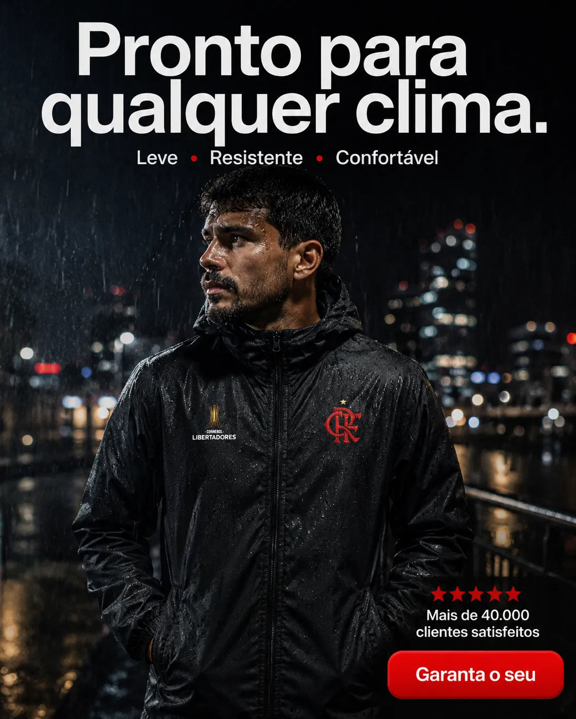 Jaqueta Corta Vento Flamengo - Edição Limitada