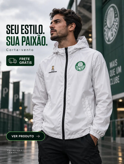 Jaqueta Corta Vento Palmeiras Libertadores - Edição Limitada