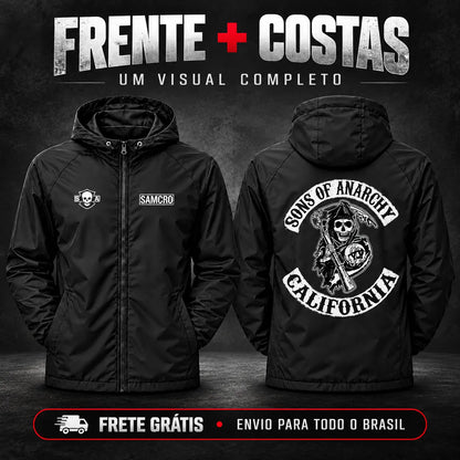 Jaqueta Corta Vento Sons of Anarchy - Edição Limitada