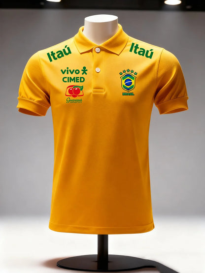 Camisa Polo Brasil Ouro – Edição Especial