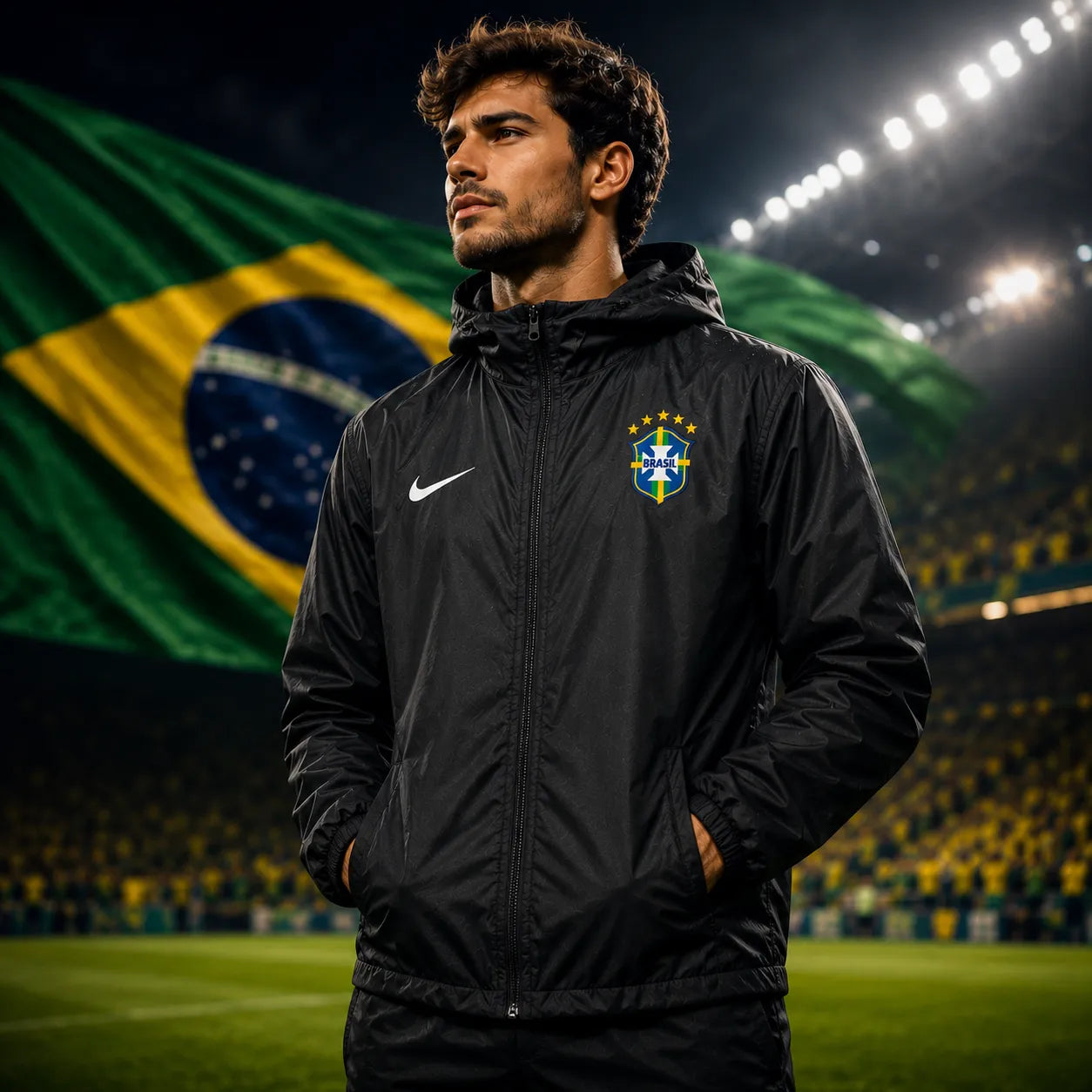 Jaqueta Corta Vento Brasil- Edição Limitada