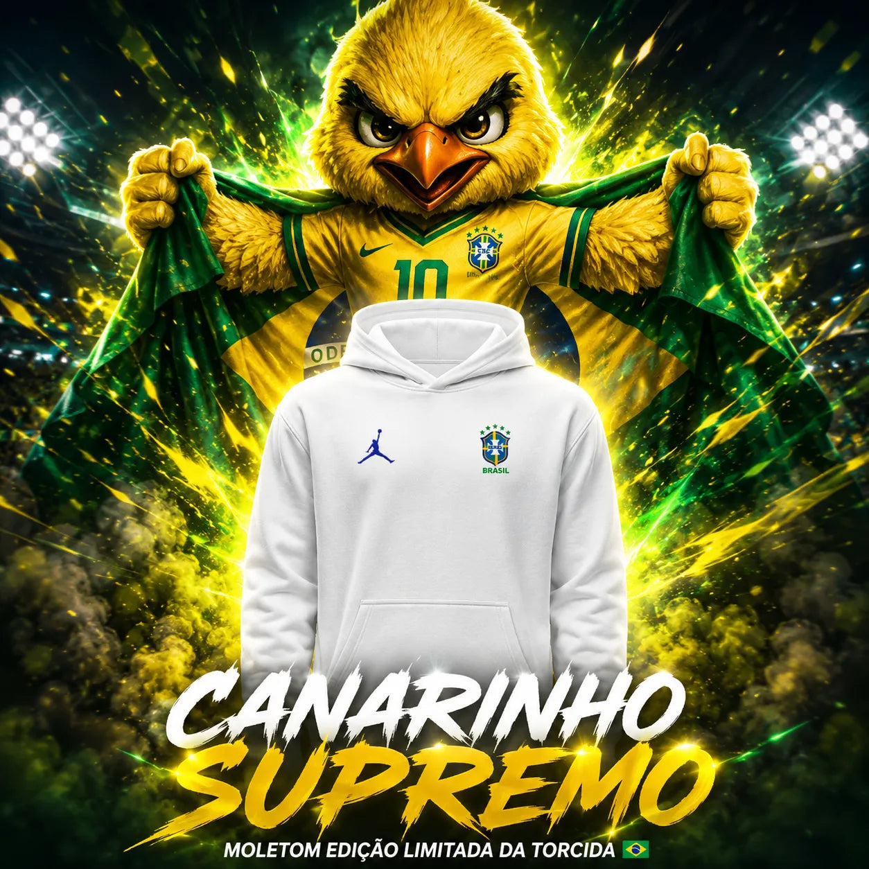 Blusa Moletom Brasil Edição Limitada