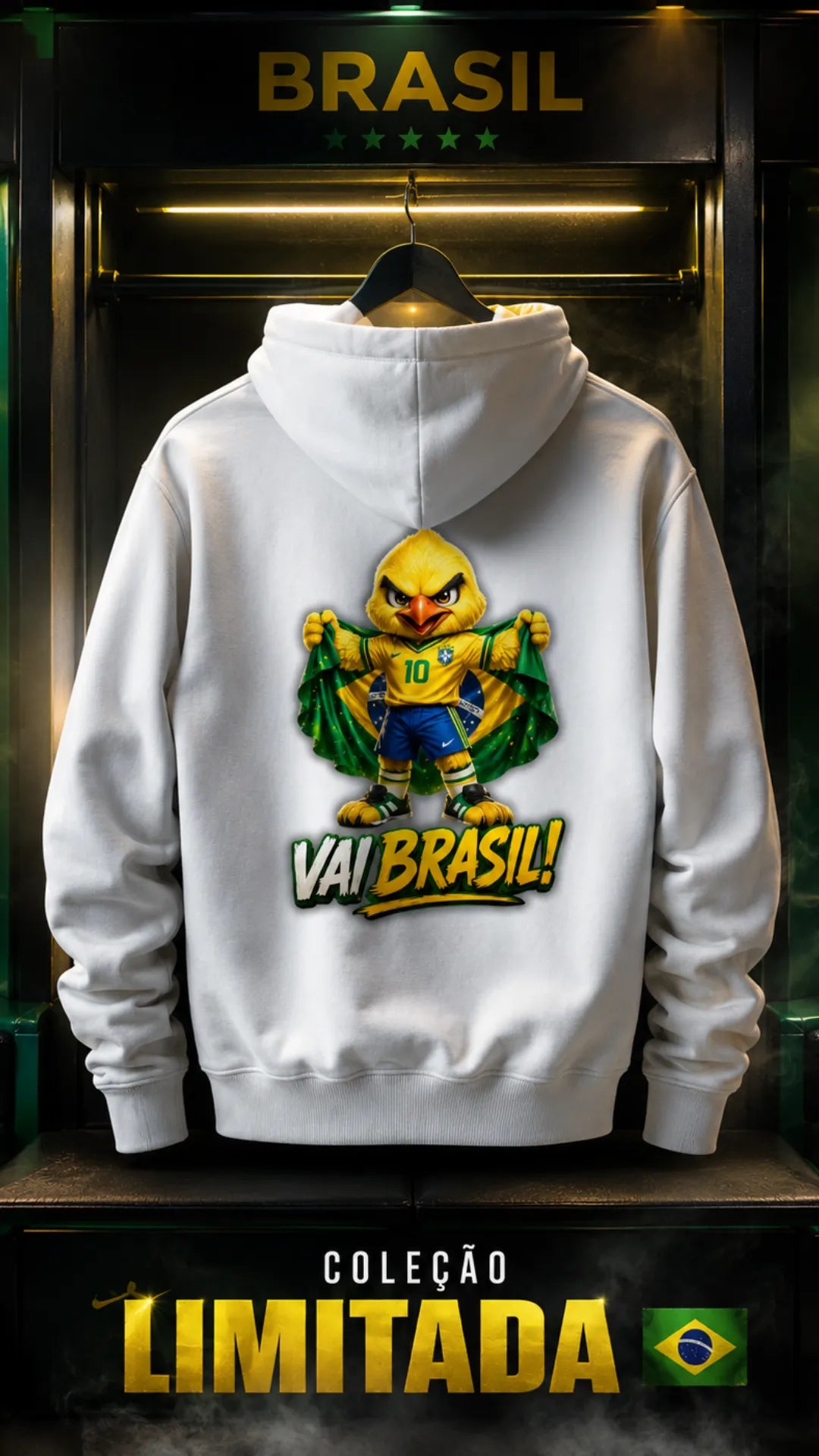 Blusa Moletom Brasil Edição Limitada