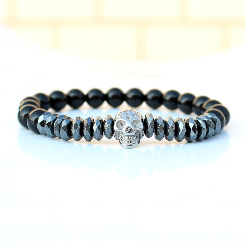 Pulseiras King & Skull - 2 em 1 - Voron Store
